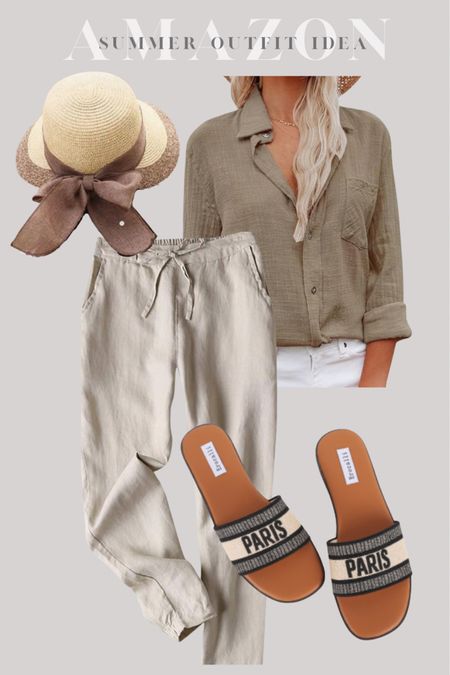Amazon fashion finds
Vacation outfit idea 
Travel outfit 
Sandals 


#LTKFindsUnder50 #LTKSaleAlert #LTKTravel