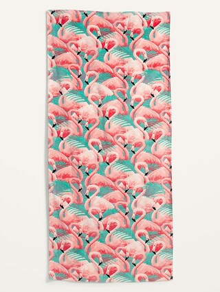 Printed Loop-Terry Beach Towel for the Family | Old Navy (US)