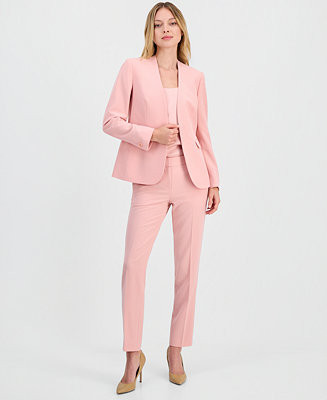 Women's Bi-Stretch Straight-Leg Dress Pants | Macy's