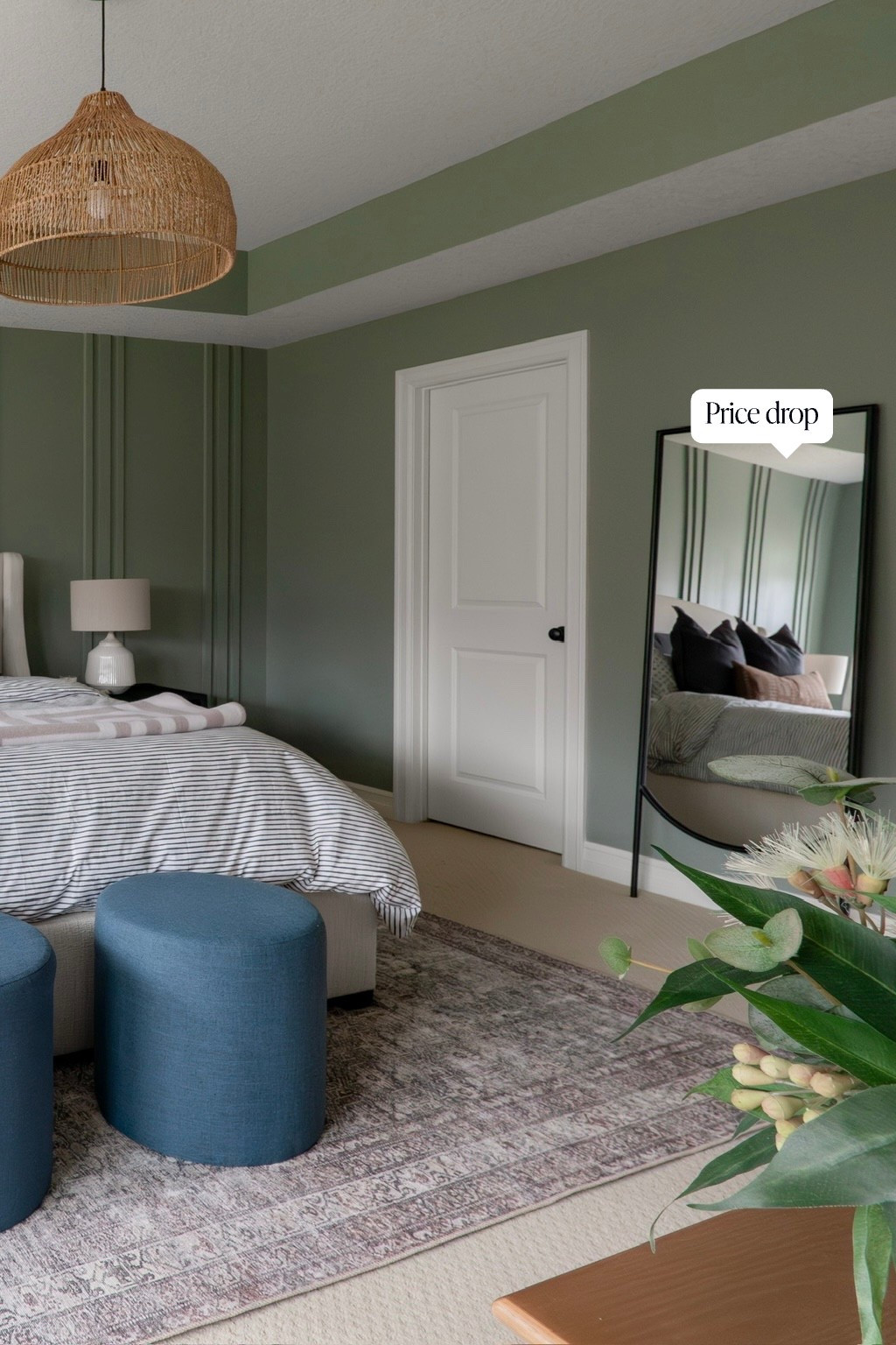 The only full length floor mirror you’ll ever need (trust me) is currently on major sale. Perfect for small spaces or any bedroom in general. Shown above in our North Oaks master bedroom. 🤍 // Wayfair. Way Day. Wayfair bedroom. Wayfair sale. Home décor bedroom. Bedroom furniture. Bedroom inspo. Bedroom rug. Bedroom lamp. Bedroom lighting. Bedroom dresser. Bedding. 

#LTKSaleAlert #LTKHome #LTKFindsUnder100