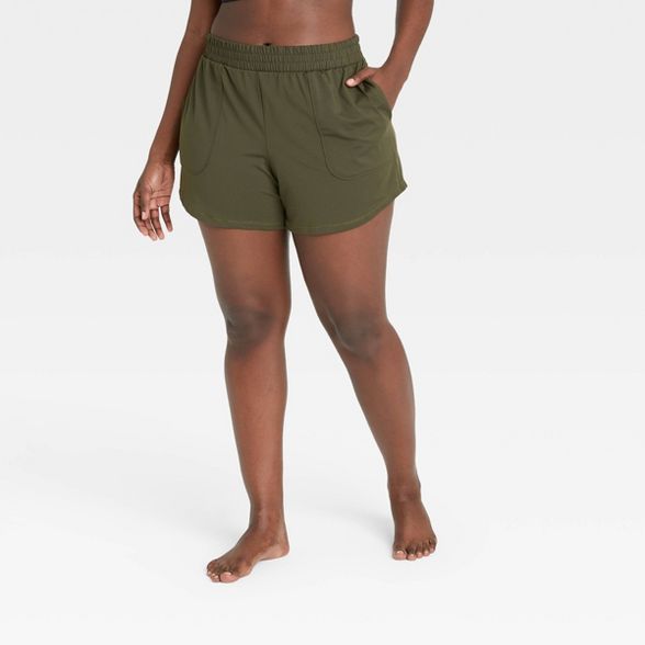 Women's Mid-Rise Knit Shorts 5" - All in Motion™ | Target