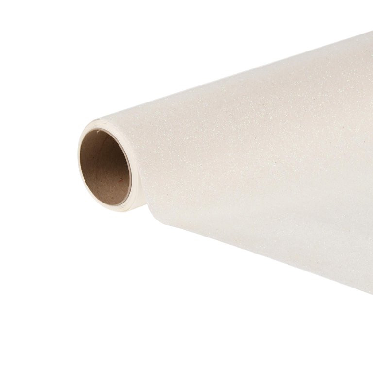 Holiday Time Fine Paper Collection Premium Gift Wrap, Glittery White, 20 sq ft | Walmart (US)