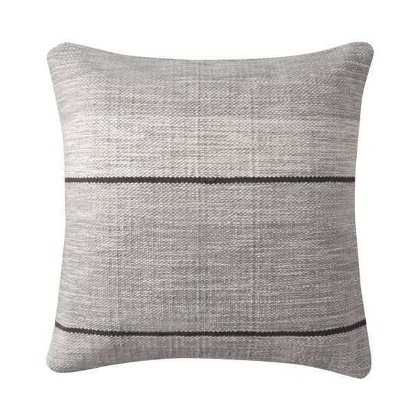 Better Homes & Gardens Lucas Gray Ombre 22" x 22" Pillow by Dave & Jenny Marrs | Walmart (US)