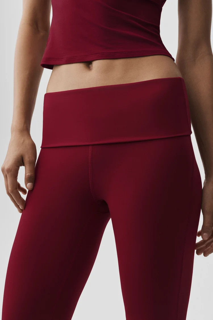 ALO Softsculpt Foldover Flare Legging | Alo Yoga