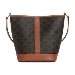 Small bucket in triomphe canvas and calfskin - CELINE | 24S US