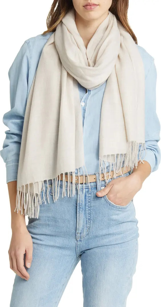 Tissue Weight Wool & Cashmere Scarf | Nordstrom
