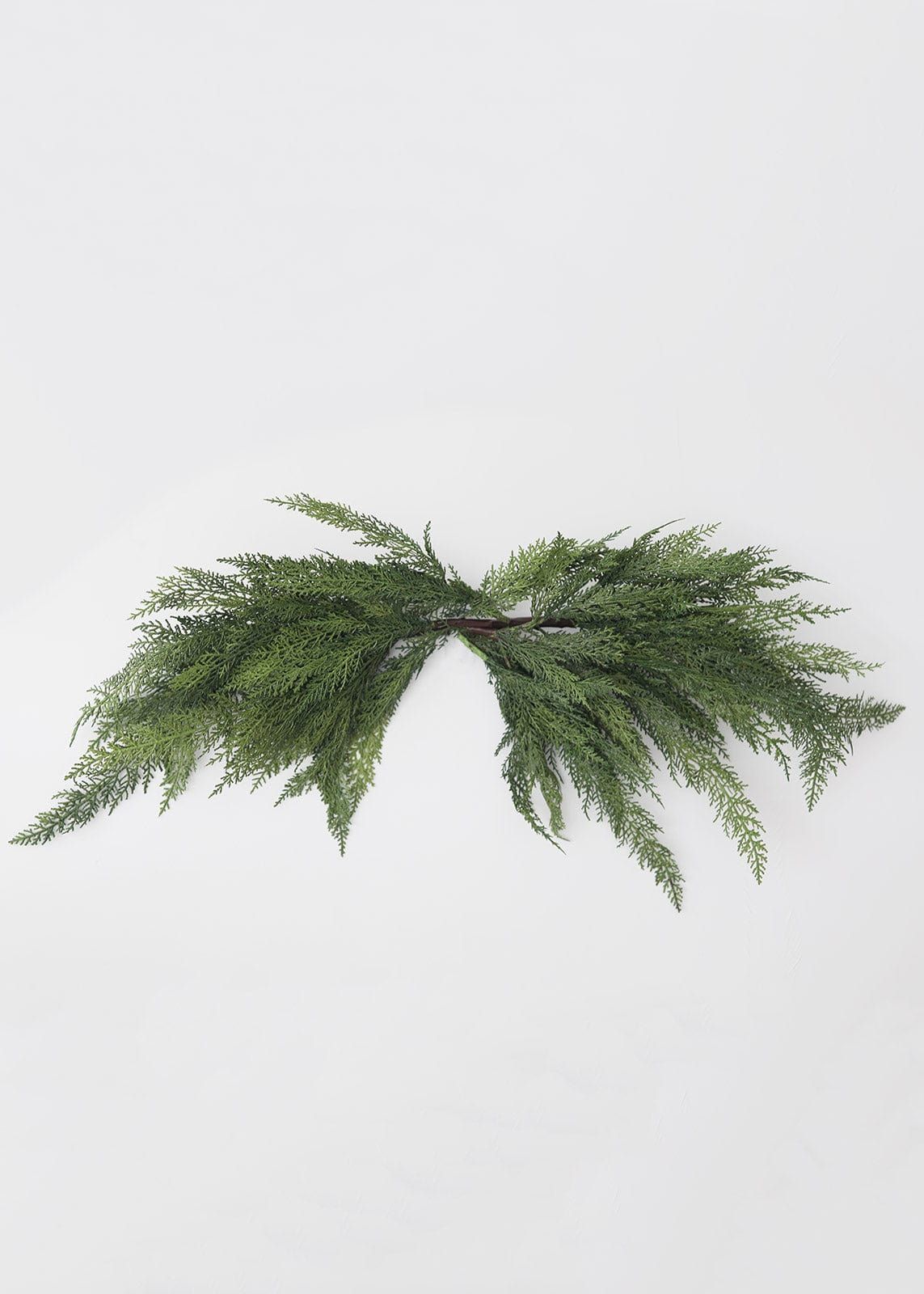 Fake Cedar Mantle Swag Garland - 48 | Afloral