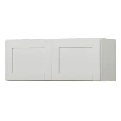 Diamond NOW  Arcadia 30-in W x 12-in H x 12-in D White Door Wall Fully Assembled Stock Cabinet (... | Lowe's