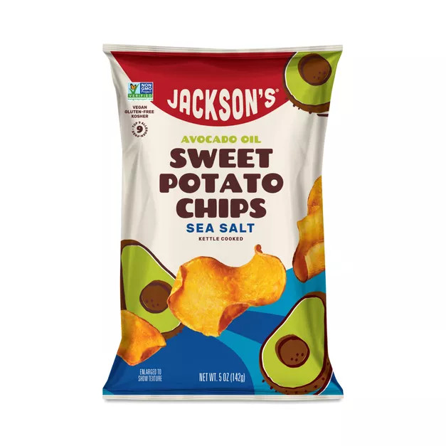 Jackson's, Avocado Oil Sweet Potato Chips, Sea Salt | Thrive Market