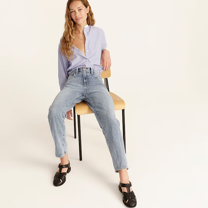 Slouchy boyfriend jean in Simsberry wash | J. Crew US