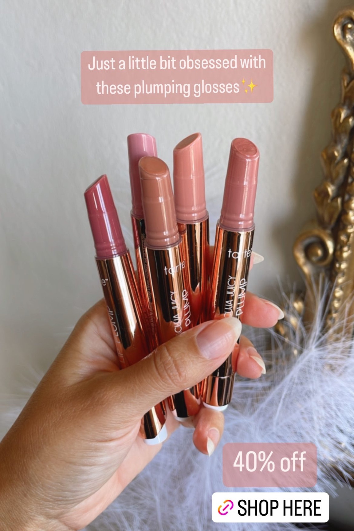 Tarte plumping lipgloss 40% off
Favorite color: mixed berries

Beauty, makeup, lipstick, gift ideas, holiday gift

#LTKsalealert #LTKHoliday #LTKbeauty