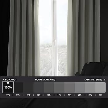HPD Half Price Drapes Signature Blackout Velvet Curtains 96 Inches Long Heat & Full Light Blockin... | Amazon (US)