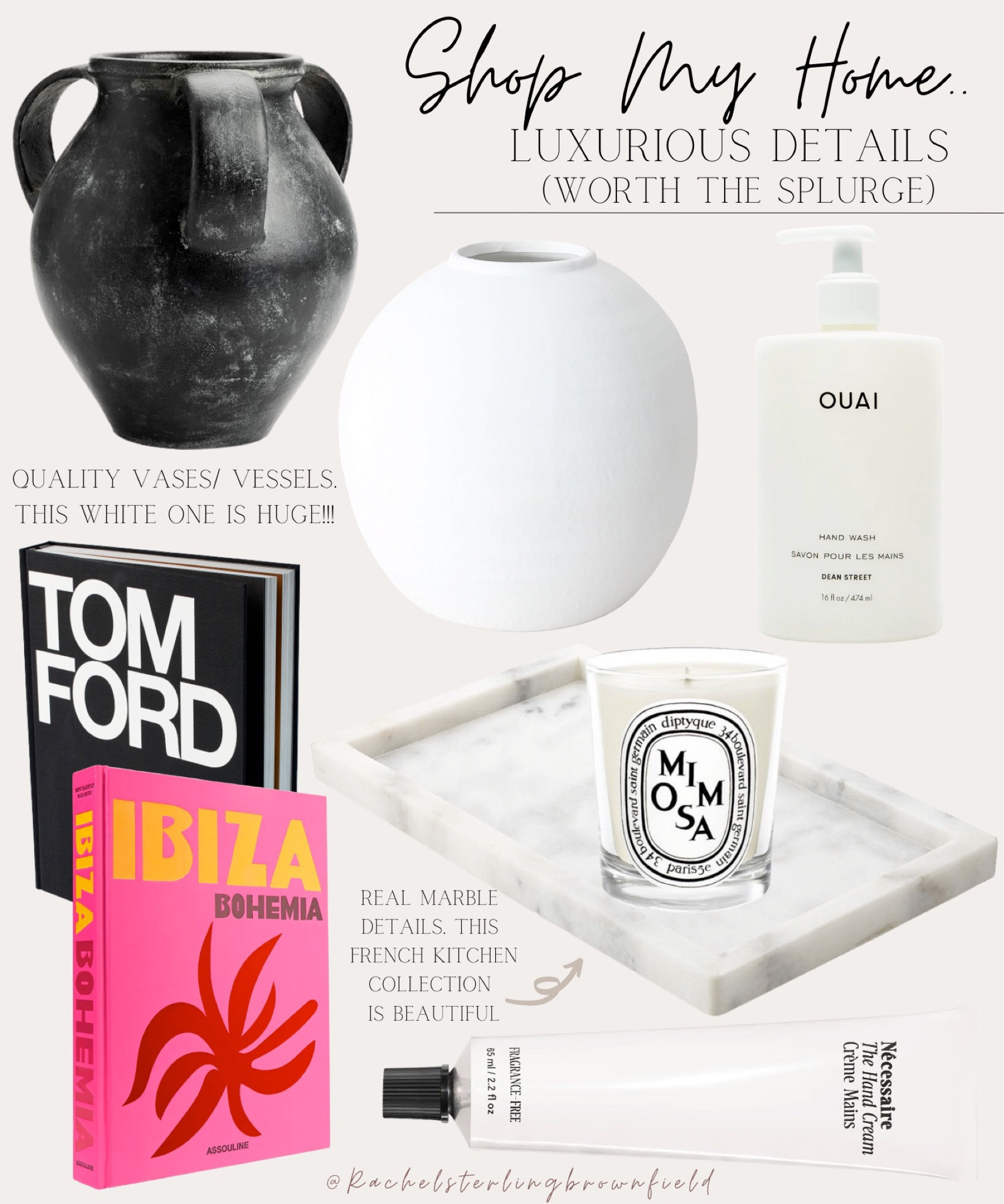 Home luxury. Luxury candle. Luxury hand soap. Home decor. Coffee table books. Tom Ford coffee table book. Black coffee table book. Black coffee table decor. Real marble. Real marble tray. Kitchen decor. Large white vase. Large black vase. Handmade vase. Console table styling.  Coffee table styling . Hand cream

Follow my shop @rachelsterlingbrownfield on the @shop.LTK app to shop this post and get my exclusive app-only content!

#liketkit 
@shop.ltk
https://liketk.it/3ET4C



#LTKFind #LTKGiftGuide #LTKhome