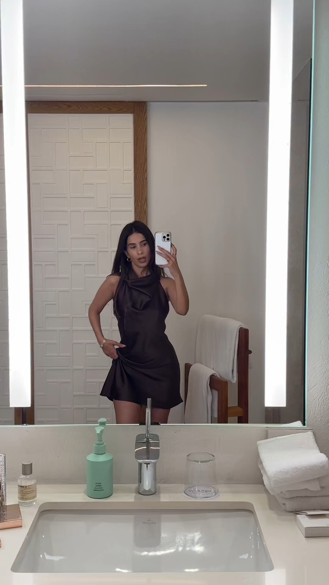 Satin brown Zara mini dress

#LTKU #LTKootd #LTKgrwm