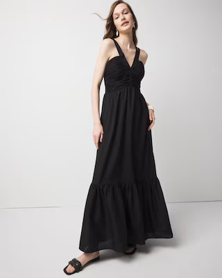 Strappy Halter Maxi Dress | White House Black Market