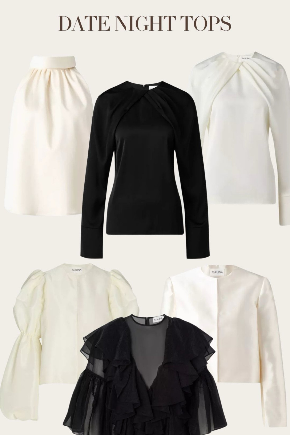 Chic date night tops 

#LTKCyberWeek #LTKluxury #LTKuk