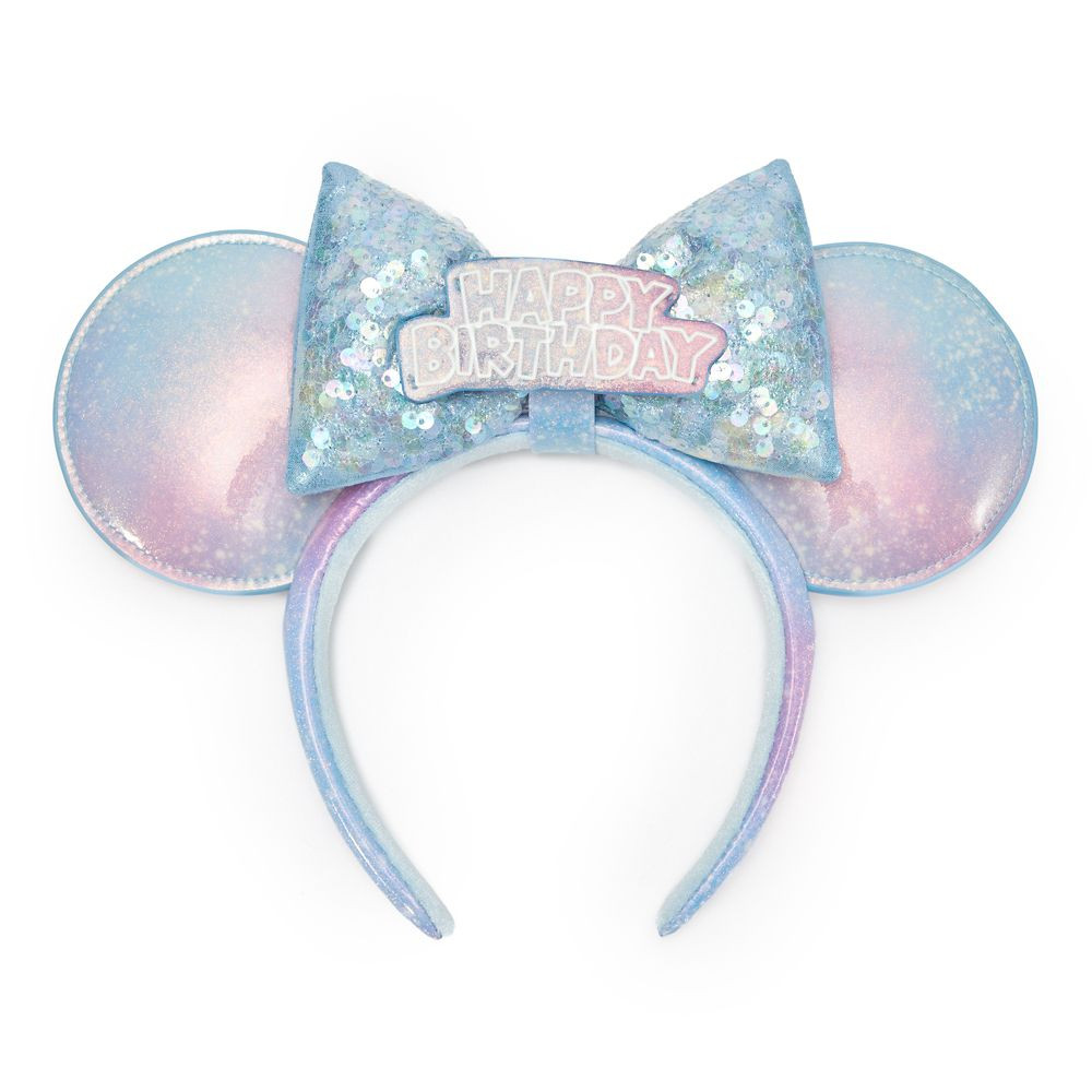 Minnie Mouse ''Happy Birthday'' Ear Headband for Adults | Disney Store