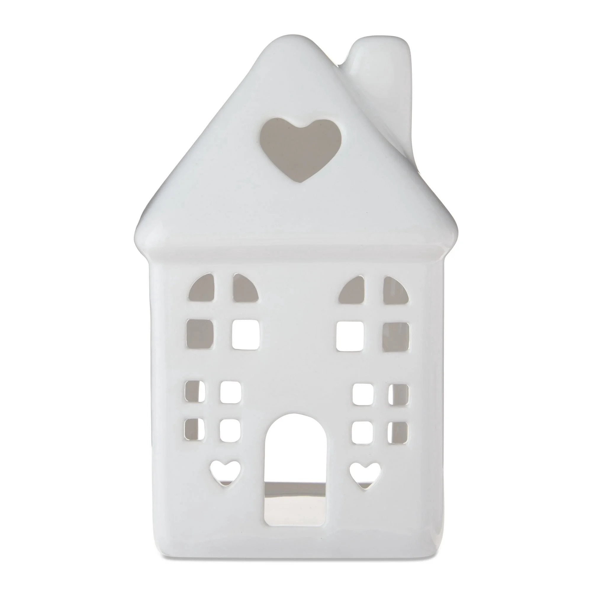 Valentines Ceramic House Tabletop Decoration, White Small Village Houses Mini House, Outdoor Indo... | Walmart (US)