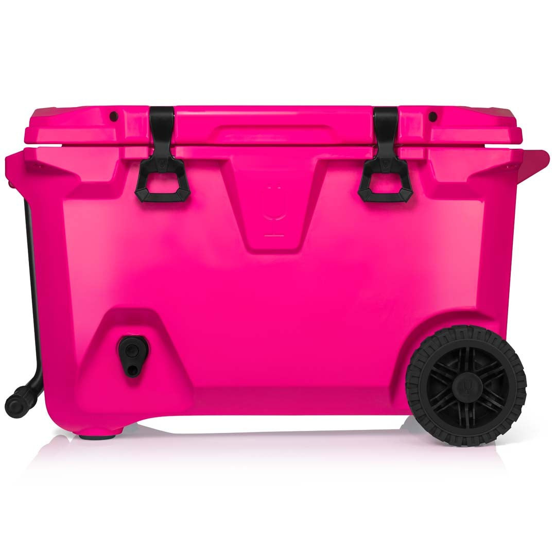 BrüTank 55-Quart Rolling Cooler | Neon Pink (PRE-ORDER, SHIPS IN 4-6 WEEKS) | BruMate