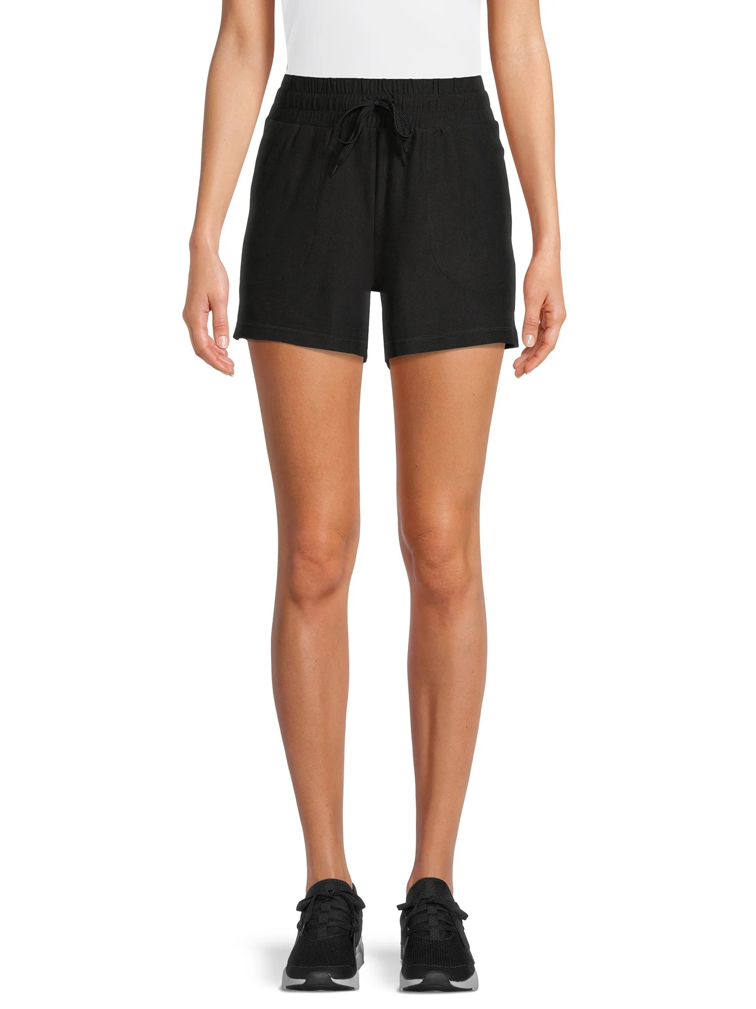 Athletic Works Women's Moisture Wicking Short with Side Pockets | Walmart (US)