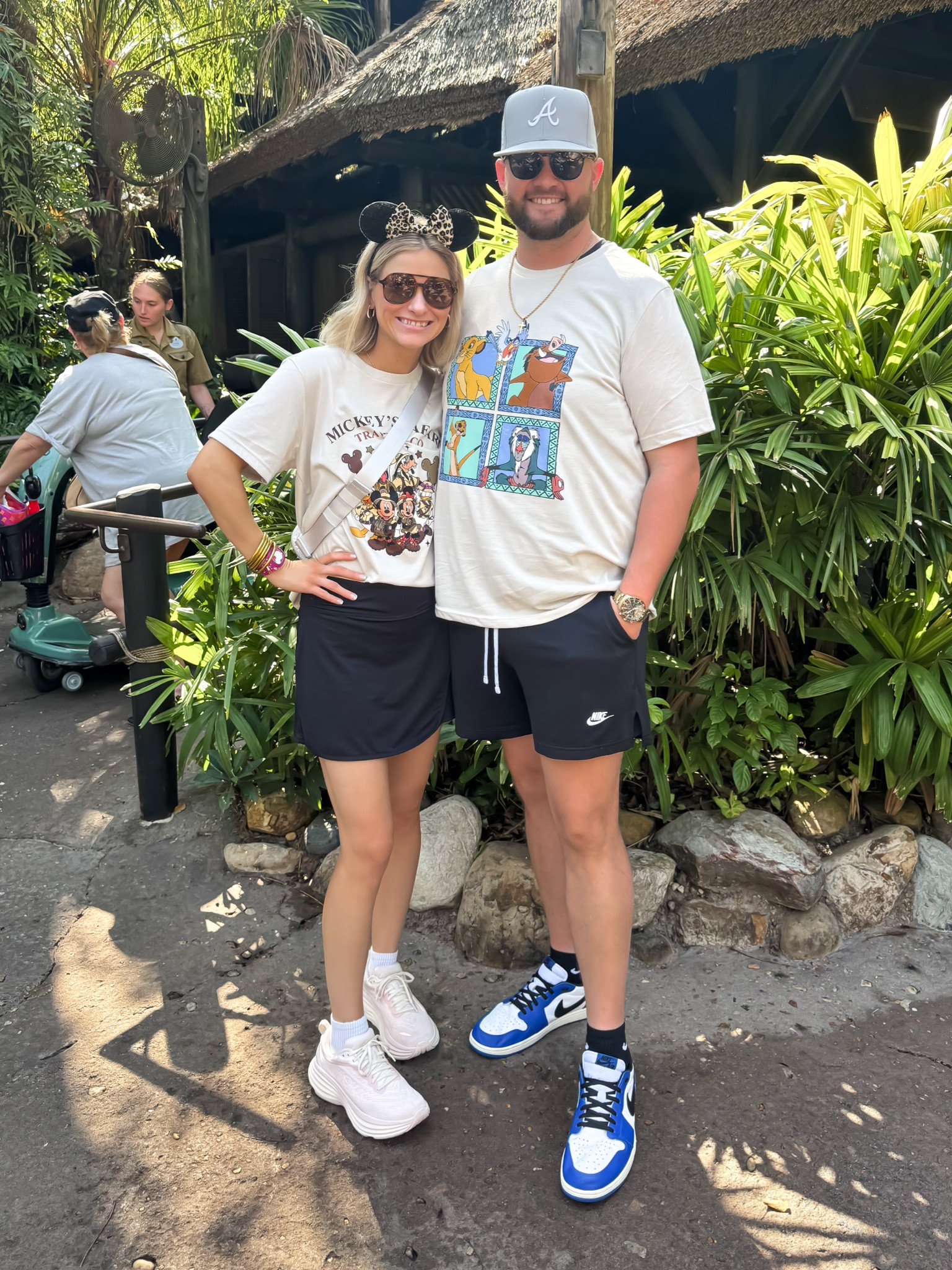 Animal Kingdom outfit! The skirt was SO COMFY! Ears are from Amazon! 

Disney outfit
Skirt
Hokas 
Athletic 


#LTKActive