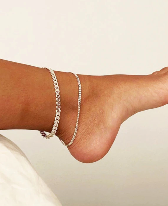 Curb Bracelet 925 Italy SOLID Sterling Silver Cuban Link | Etsy | Etsy (US)