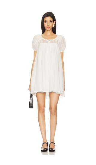 Arden Mini Dress in White | Revolve Clothing (Global)