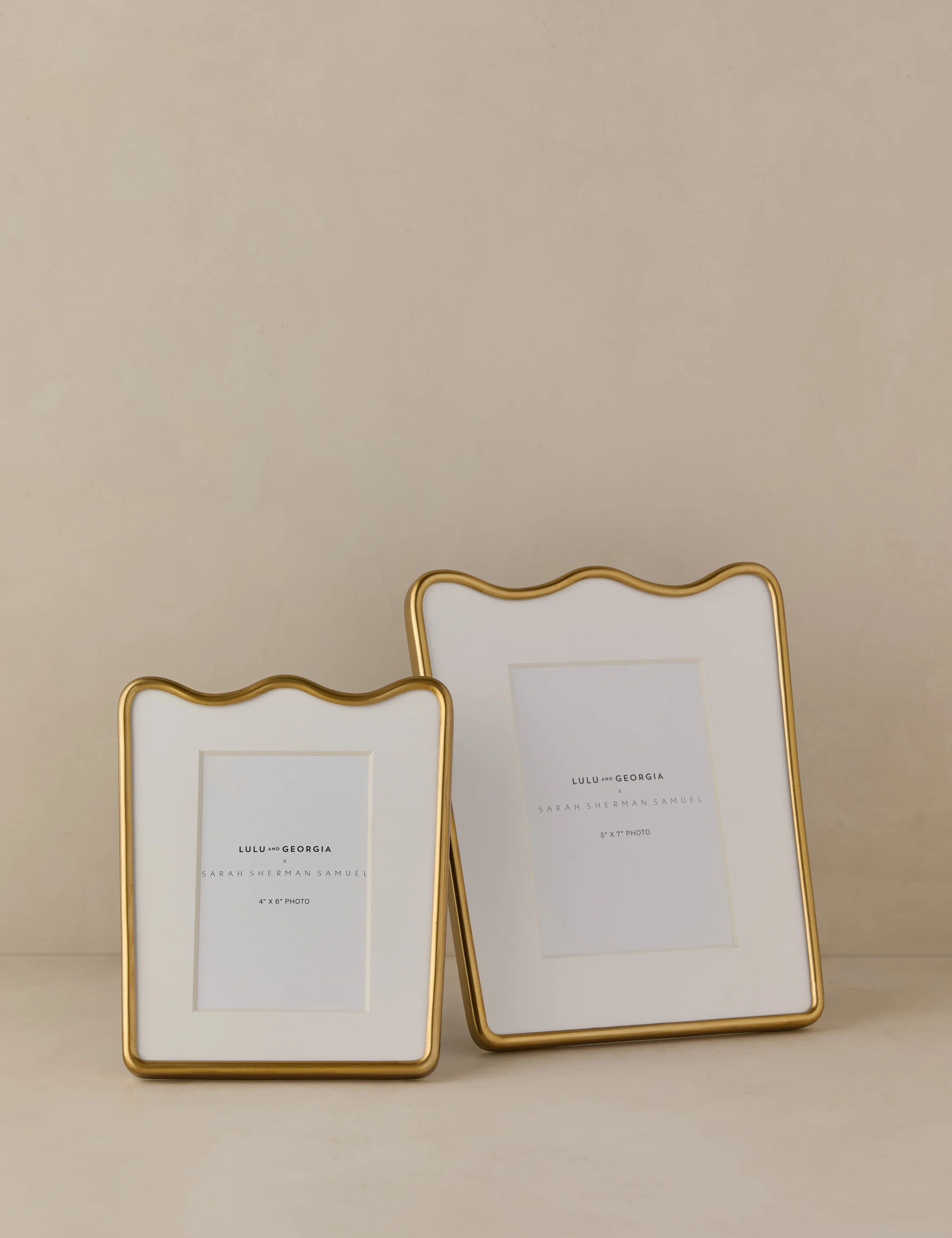Rook Picture Frame by Sarah Sherman Samuel, Gold, 5" x 7 | Lulu and Georgia 