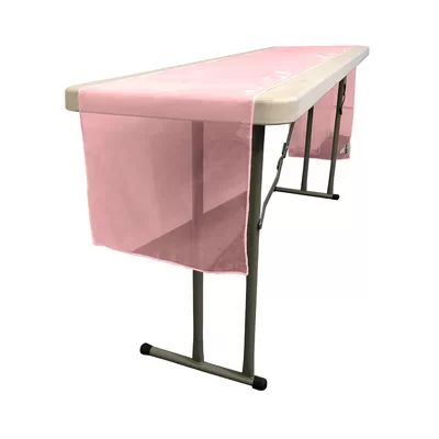 Ebern Designs Bosnjak Sheer Organza Table Runner Colour: Hot Pink | Wayfair North America