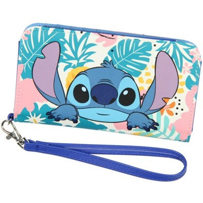 Disney Lilo & Stitch Tropical Design Snap-Closure Wristlet Wallet w/ Wrist Strap | Target