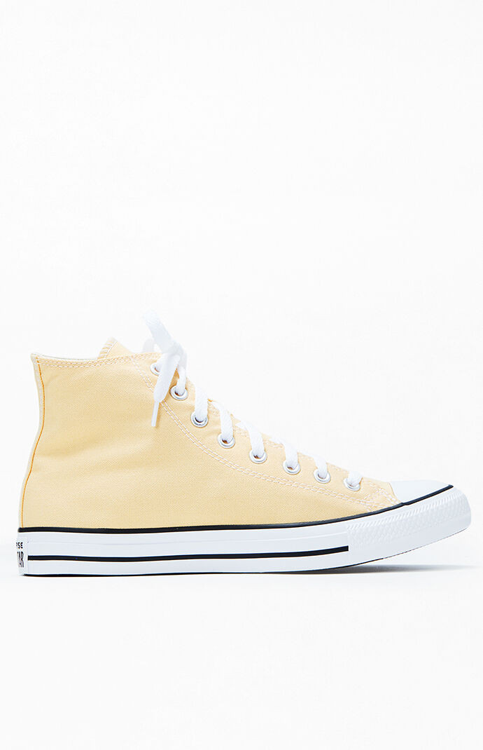 Converse Yellow Chuck Taylor All Star High Top Sneakers - Size 5.5 | PacSun