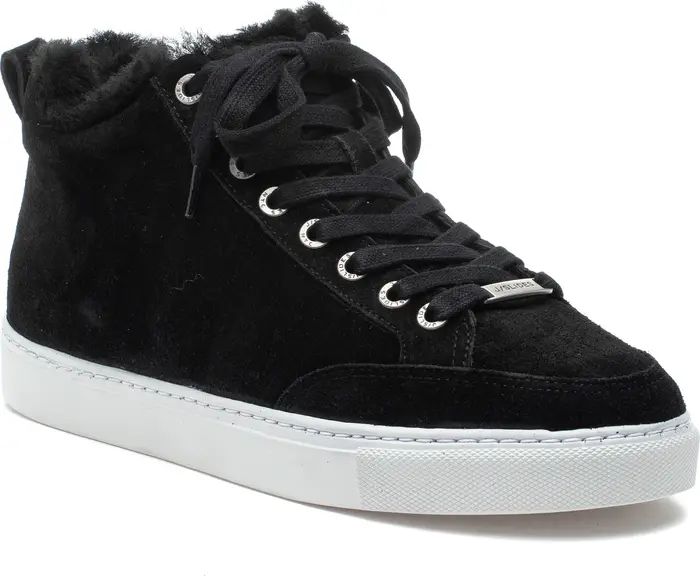 JSlides Lottie Genuine Shearling Sneaker | Nordstrom | Nordstrom