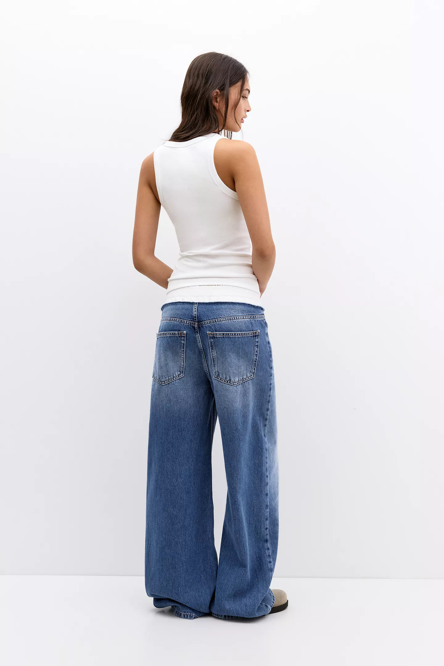 Ribbed tank top | PULL and BEAR UK