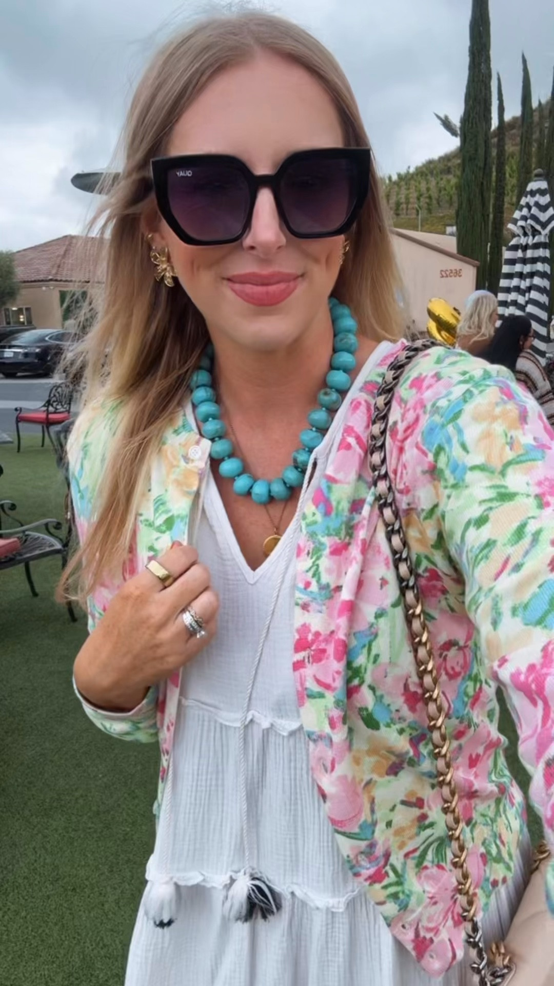 What I wore to the winery! Almost entirely head to toe from Walmart! Midi dress & sandals are Walmart a few years ago. The floral cardigan & flower earrings are available !

#LTKdayinmylife #LTKootd