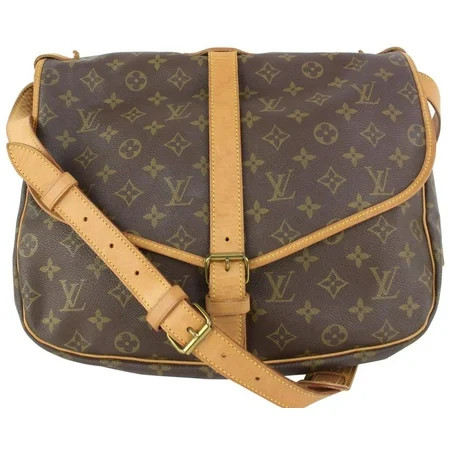 Louis Vuitton Monogram Saumur 35 Crossbody Messenger Bag 910lv95 | Walmart (US)