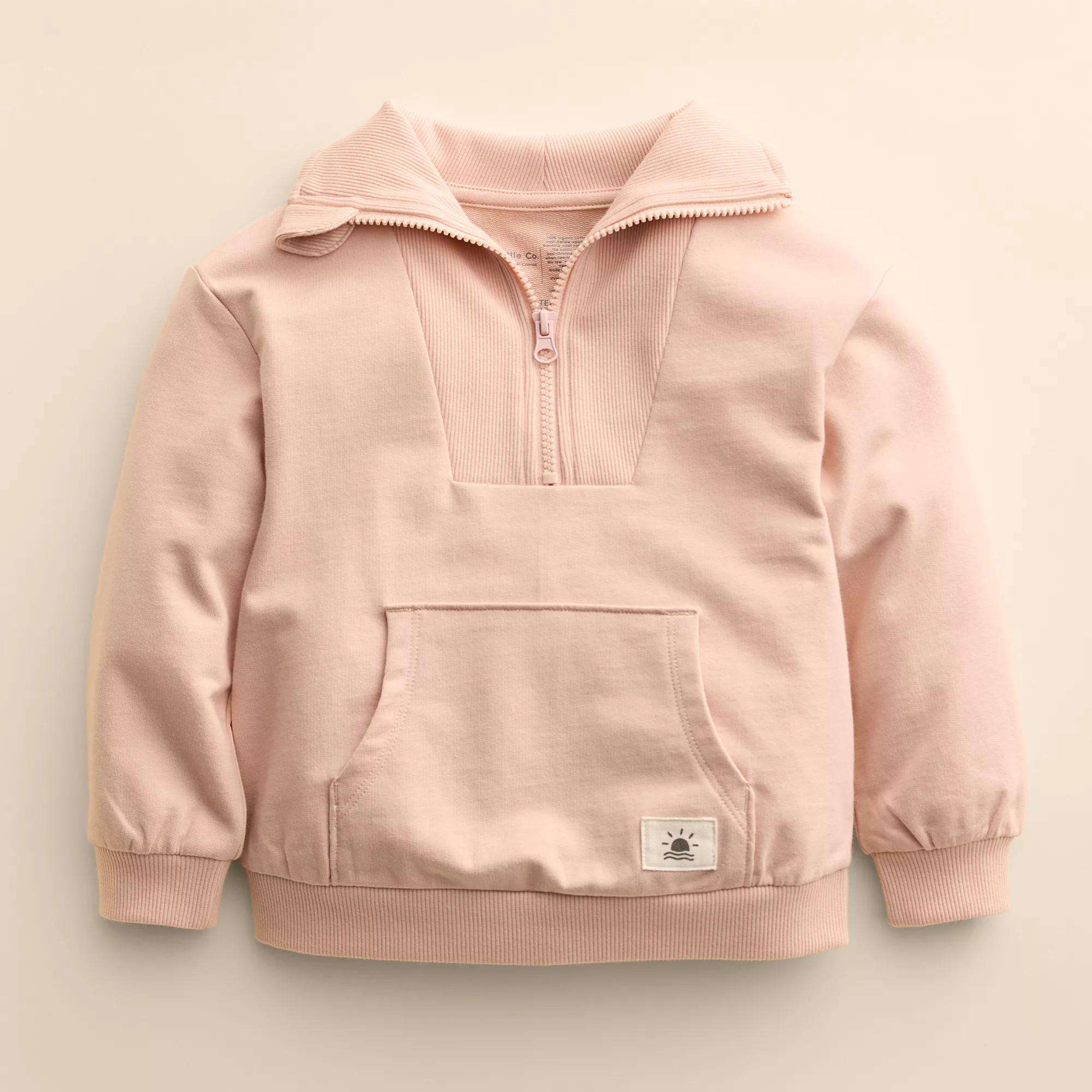 Kids 4-12 Little Co. by Lauren Conrad Organic Quarter Zip Pullover | Kohl's