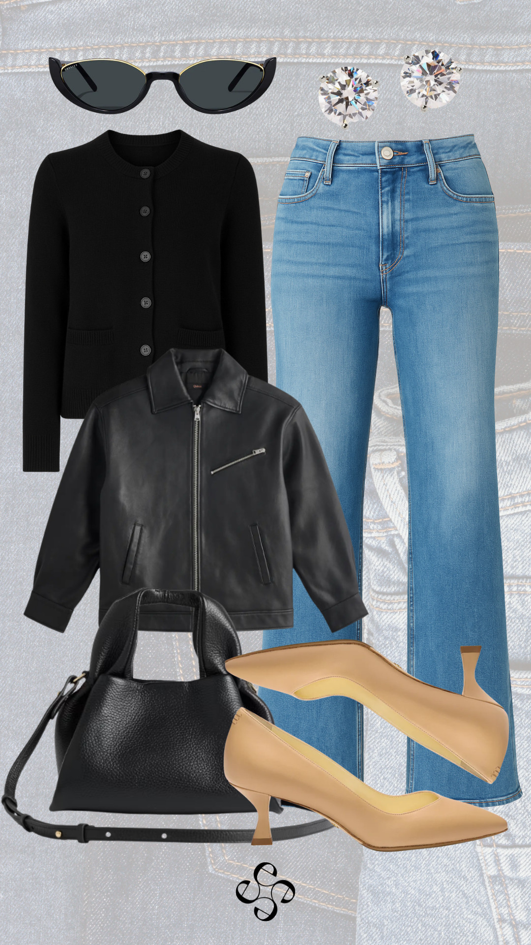 I call this look: “I don’t have time, but I still showed up chic.” The leather gives edge, the cardigan adds softness, and those flats? Client-loved for a reason—they go with everything. 

 #LTKSaleAlert #LTKPetite
