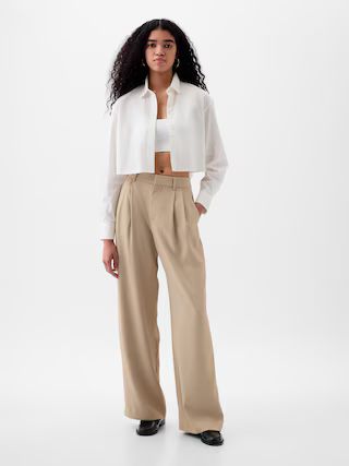 365 High Rise Pleated Trousers | Gap (US)