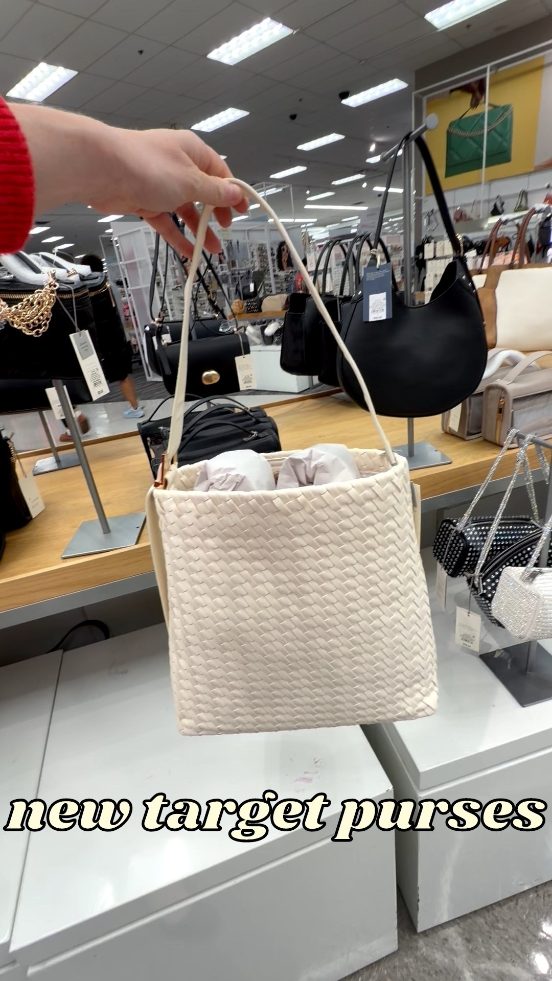 New target purses!
......
Spring purse spring bag woven purse woven bag white bag white purse cream bag cream purse vacation bag vacation purse straw tote beach tote beach bag Resortwear work bag workwear work purse target bags target handbag Anthropologie dupe anthro dupe Prada dupe Chanel dupe coach dupe slouchy clutch slouch handbag shoulder bag shoulder purse large tote large purse large bag market bag market tote crossbody purse waist bag game day bag stadium purse stadium bag clear purse handbag under $50
Purse under $50 mini purse mini bag longchamp dupe valentine day gift Valentine's Day gift Valentine's Day outfit heart purse heart bag 

#LTKWorkwear #LTKOver40 #LTKTravel