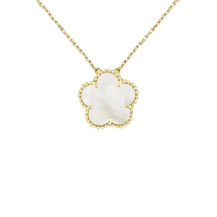 Women Designer Necklace Luxury Four Leaf Clover Necklace Mother Of Pearl Diamond Pendants Stainle... | DHGate