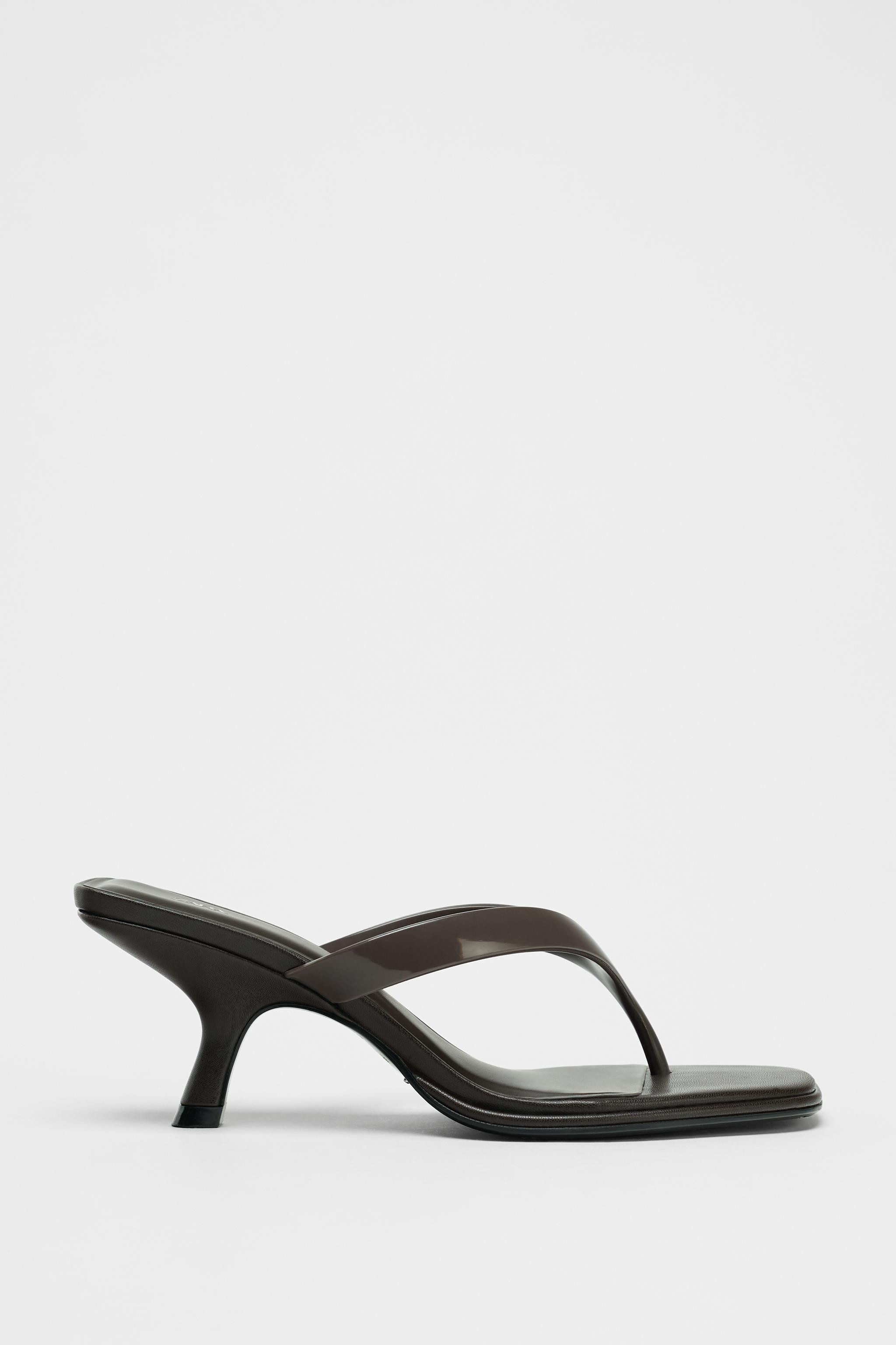 ASYMMETRIC HEELED SANDALS | Zara US