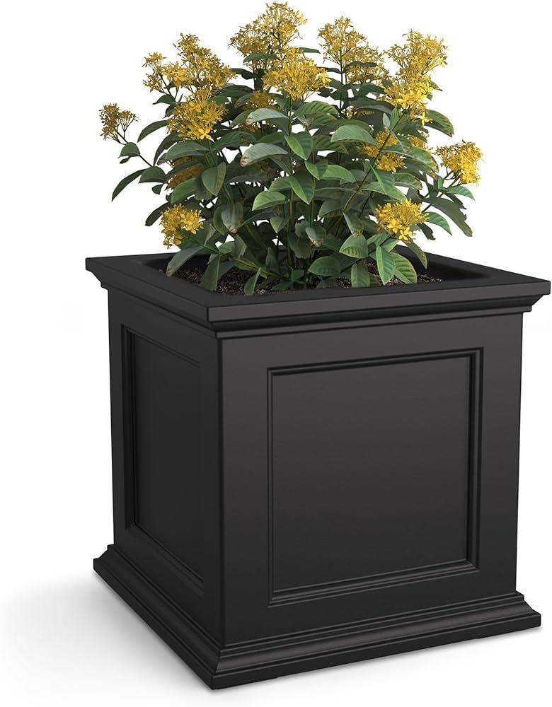 Mayne 5825B Fairfield Planter, 20-Inch, Black | Amazon (US)