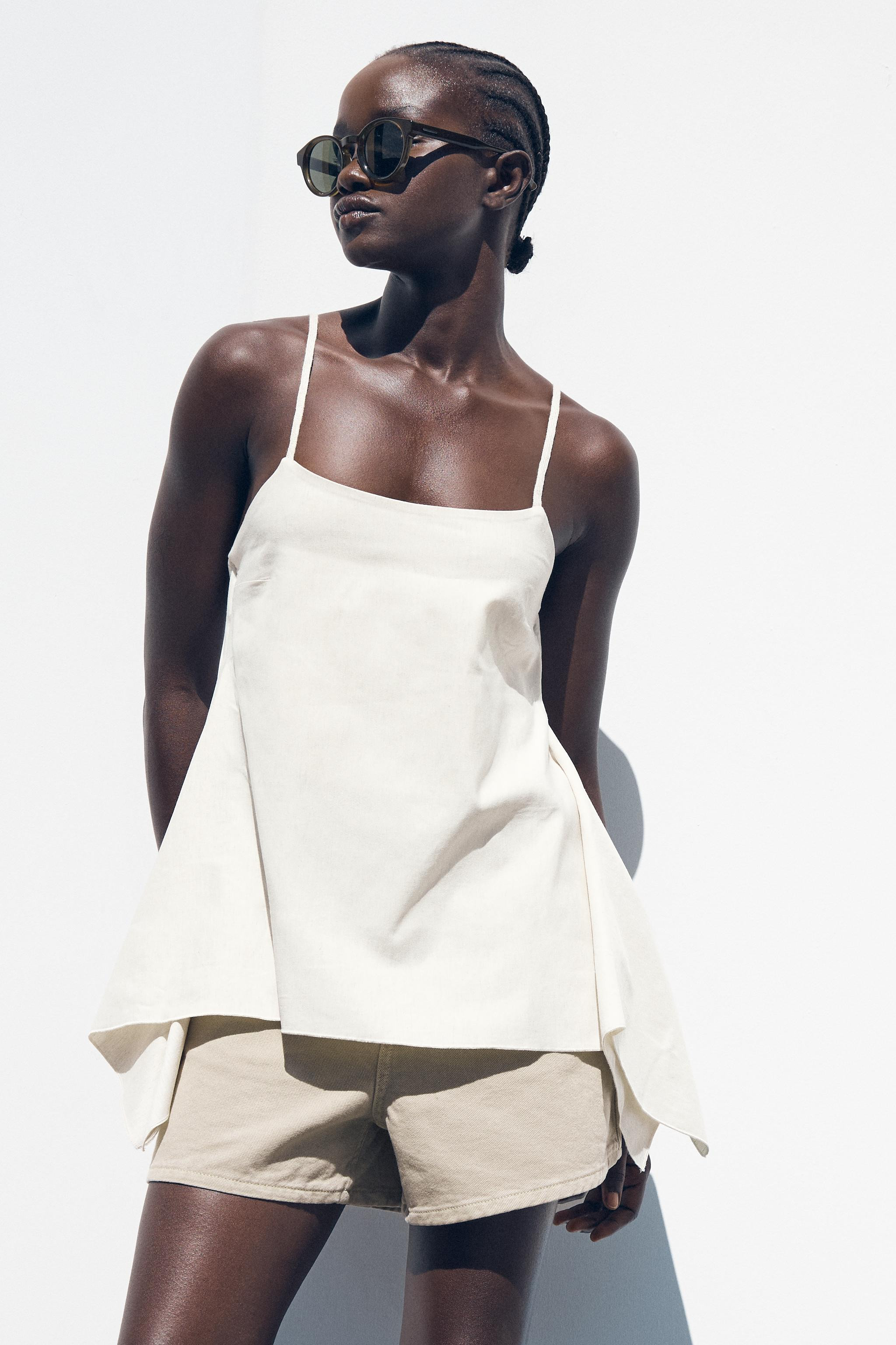 ASYMMETRIC PEPLUM TOP | Zara US