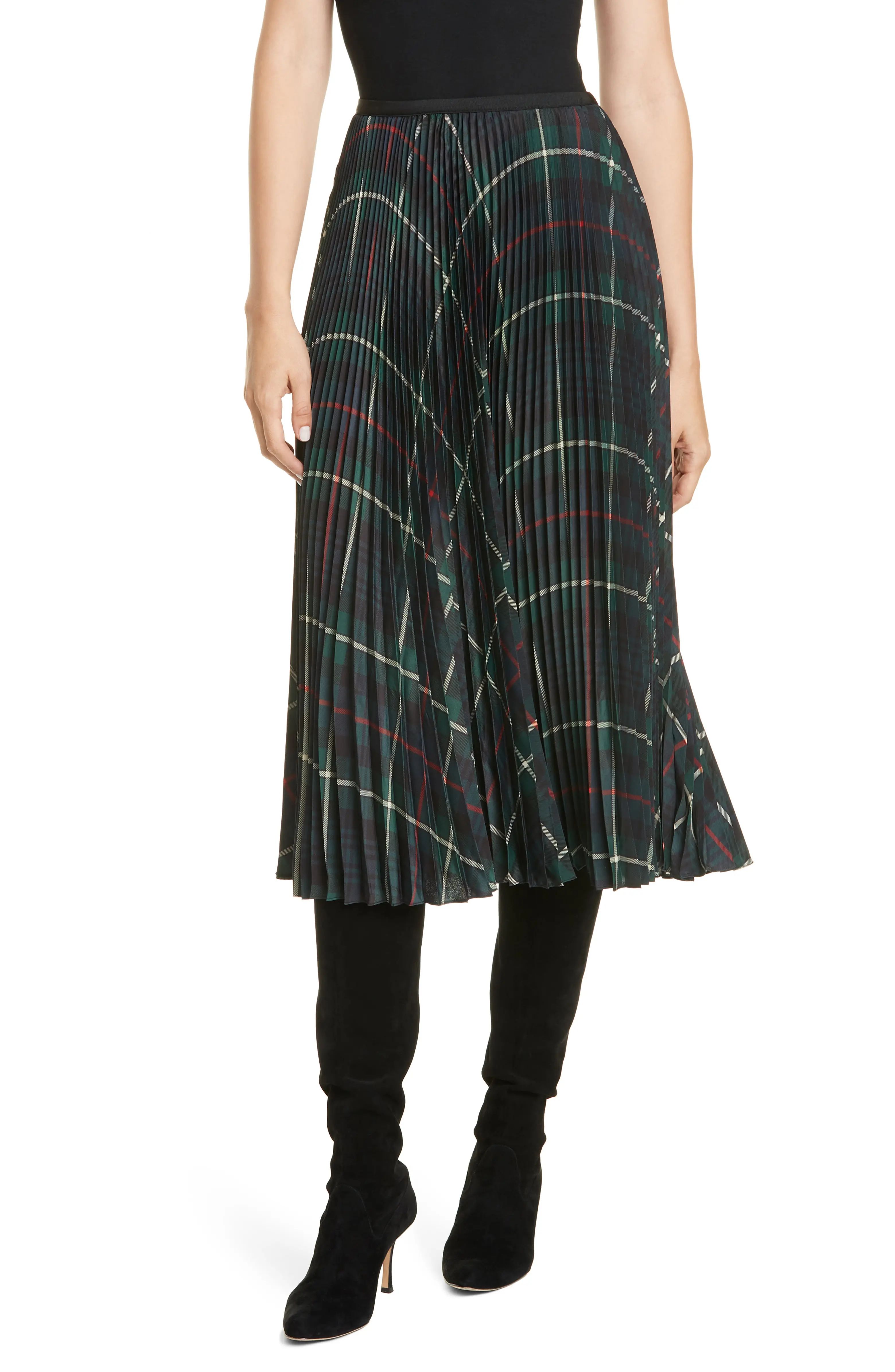Rese Pleated Plaid Skirt | Nordstrom