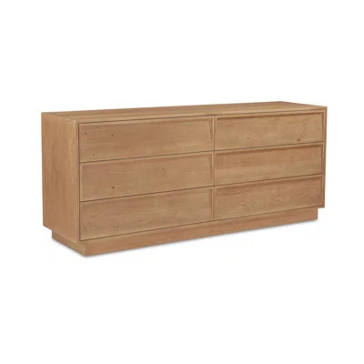 Hudson 6 Drawer Dresser Natural | Perigold