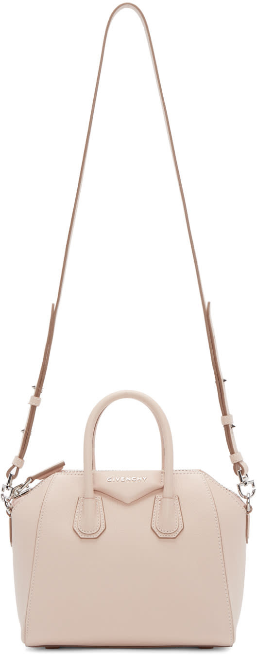 Givenchy Pink Mini Antigona Bag | SSENSE