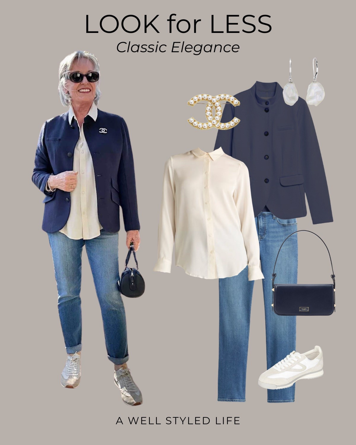
Get the luxe look for less! ✨ This classic, polished outfit is perfect for effortless elegance without the designer price tag. I’ve found budget-friendly pieces that capture the same chic vibe. #LookForLess #ChicOnABudget #EffortlessStyle".

#Fashionover50 #LTKOver50Style #fashion #outfitinspiration #outfit #springoutfit #springfashion #transitionoutfit #springstyle #ChicOnABudget #EffortlessStyle #lookforless #blazer #womensblazer

#LTKFindsUnder100 #LTKOver40 #LTKStyleTip
