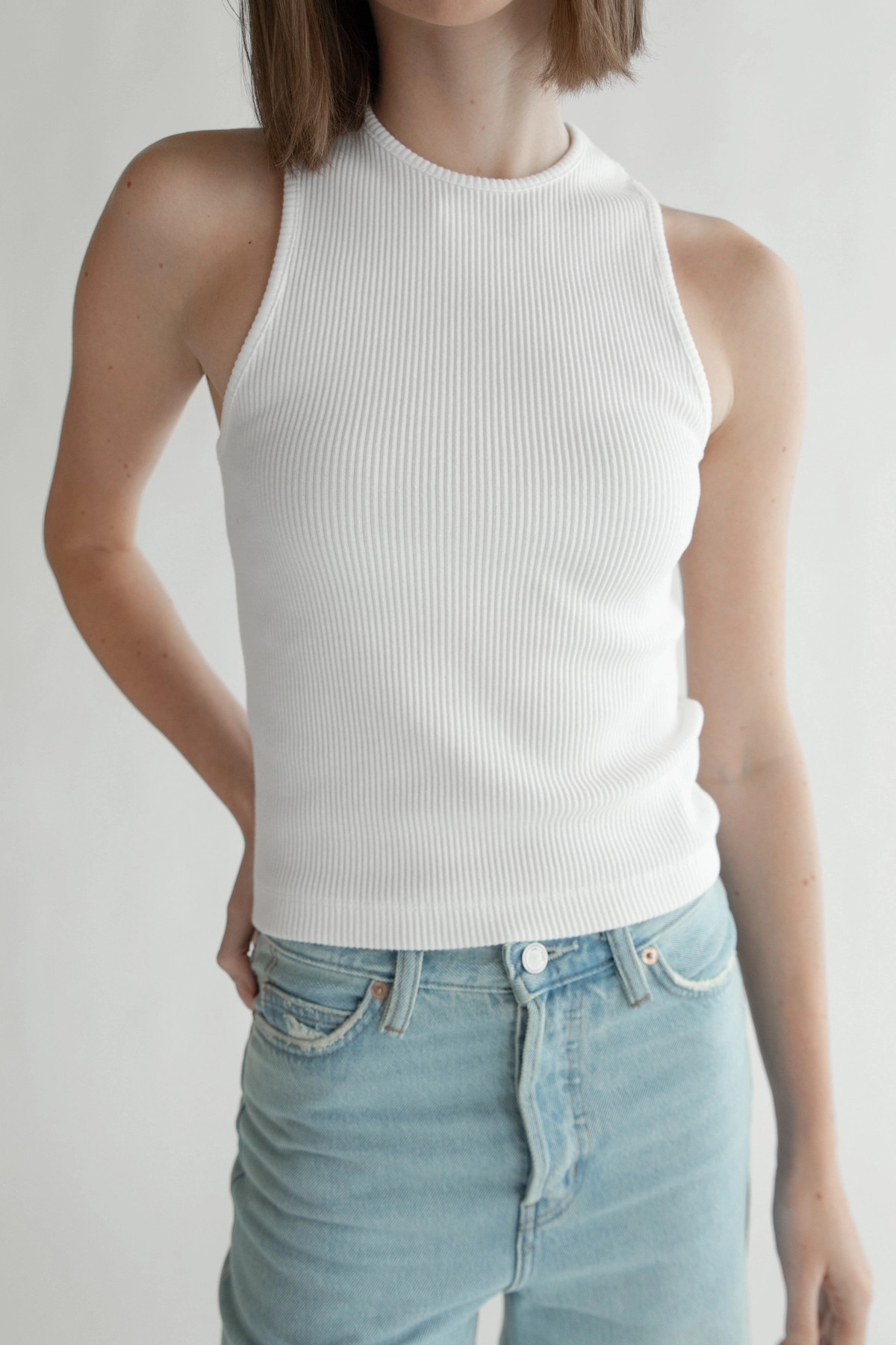 RIBBED TANK TOP | OAK + FORT