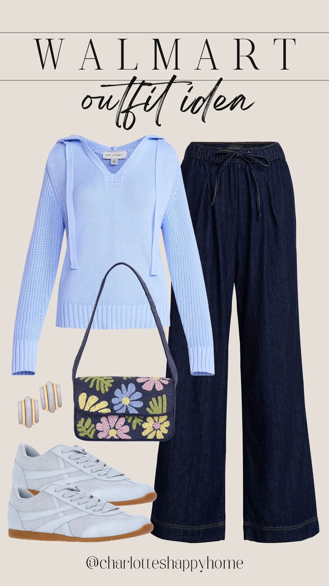 The perfect springy outfit idea that you can wear now too! 

#walmartfinds

Walmart finds. Walmart fashion. Walmart new arrivals. Walmart winter to spring outfit. Walmart trendy spring style. Walmart trendy headed handbag. Walmart spring sweater. Walmart wide leg jeans  

#LTKootd #LTKSeasonal #LTKgrwm