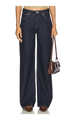 Abrand 95 Baggy Wide Leg in Rinse Denim from Revolve.com | Revolve Clothing (Global)